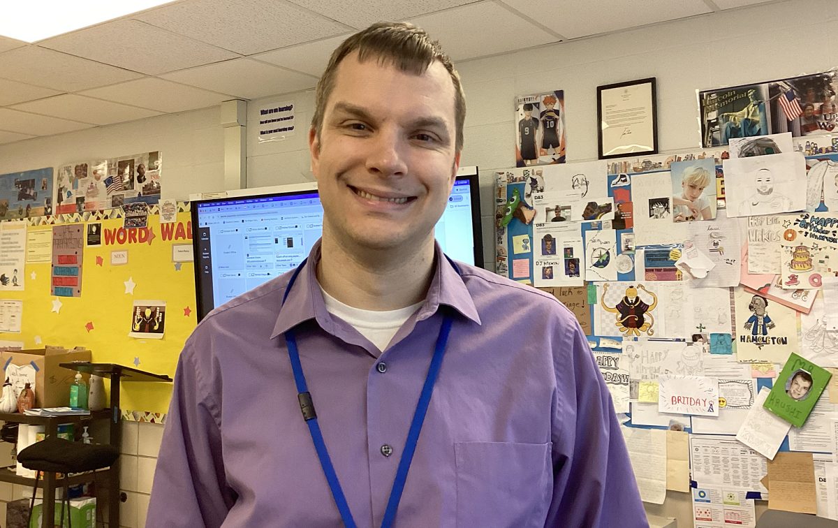 Mr. Kruski, Mannheim Middle School Social Studies teacher, Team 7-1